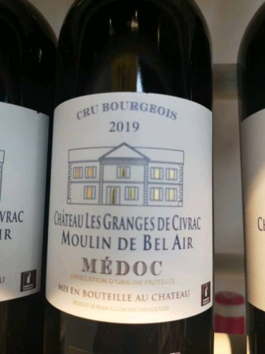 Étiquette De Vin Bordeaux Haut-Médoc - Les Granges Des Domaines Rothschild 1996