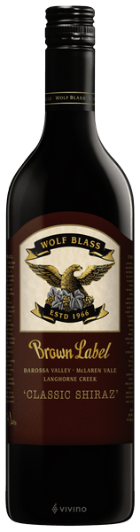 ワイン WOLF BLASSBrown LabelClassic Shiraz 2000 Wolf Blass Brown Label Classic Shiraz | Vivino US