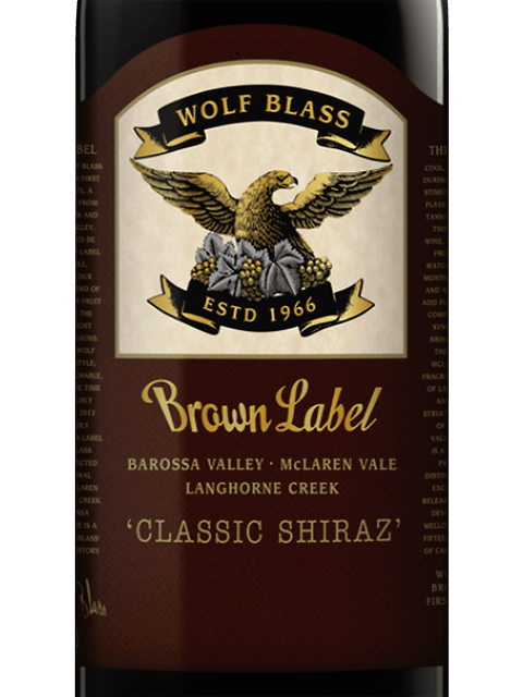 Wolf Blass Brown Label Classic Shiraz | Vivino US