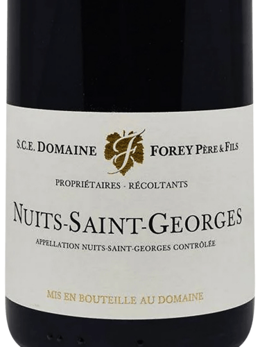 Domaine Forey Père & Fils Nuits-Saint-Georges | Vivino English