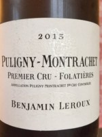 Benjamin Leroux Puligny-Montrachet 1er Cru 'Les Folatières'