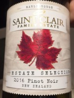 Saint Clair Family Estate Estate Selection Pinot Noir