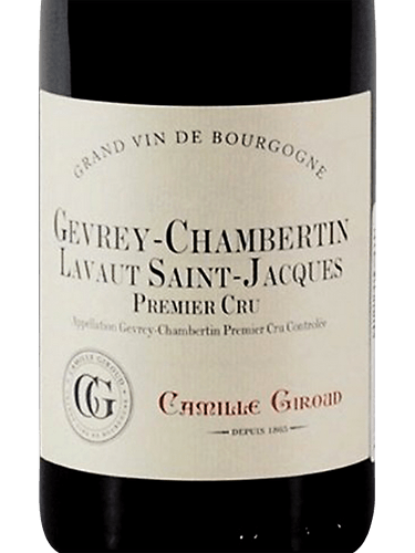 Camille Giroud Gevrey-Chambertin 1er Cru 'Lavaut Saint Jacques
