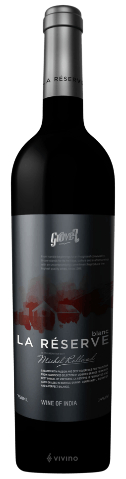 Grover Zampa La Réserve Blanc Vivino Français