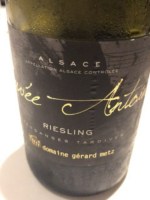 Domaine Gérard Metz Cuvée Antoine Riesling Vendanges Tardives