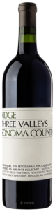 Ridge Vineyards Three Valleys N.V.