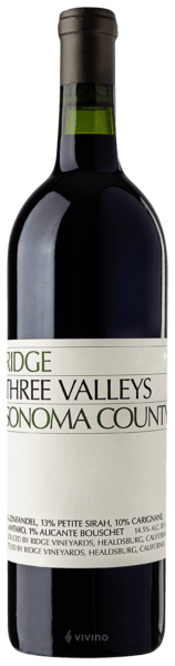 Ridge Vineyards Three Valleys