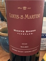 Louis M. Martini Monte Rosso Vineyard Malbec