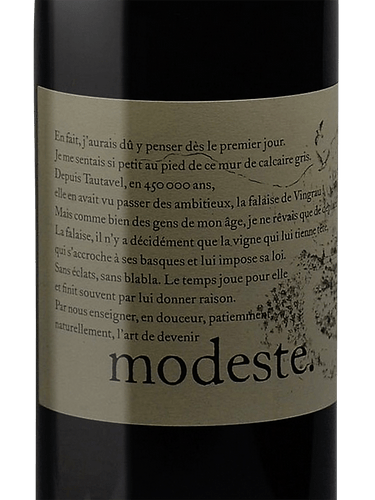 Domaine du Clos des Fées Modeste Red | Vivino Français