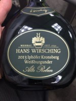 Hans Wirsching Iphöfer Kronsberg Weissburgunder Alte Reben