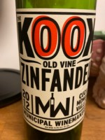 Municipal Winemakers The Kook Old Vine Zinfandel