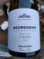 Vuillemez 17 Rubis Bourgogne Pinot Noir