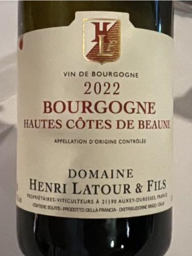 Henri Latour Fils Bourgogne Hautes-Côtes de Beaune Vivino English