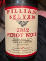 Williams Selyem Ingram’s Cuvée Pinot Noir