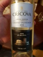 Cricova Limited Edition Cabernet Sauvignon Vin Sec Alb