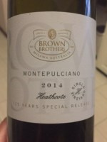 Brown Brothers 125 Years Special Release Montepulciano