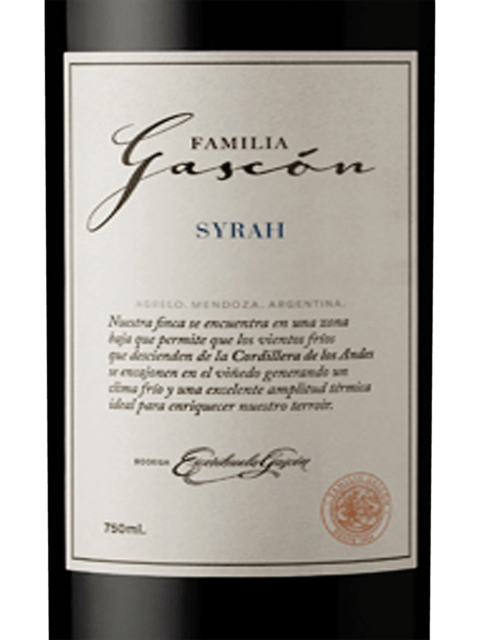 Familia Gascón Syrah