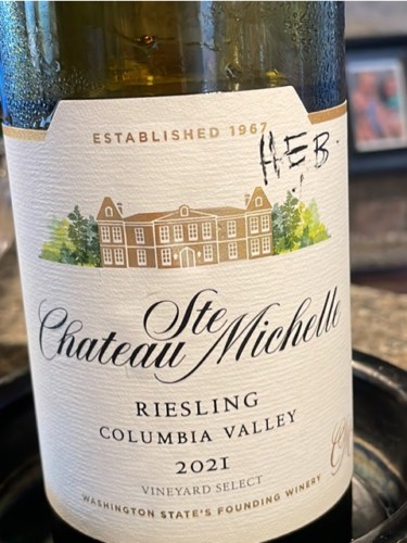 Chateau Ste. Michelle Vineyard Select Riesling | Vivino English