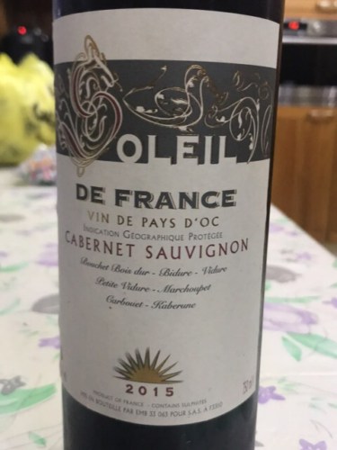 Soleil De France Cabernet Sauvignon Vivino