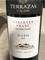 Terrazas de los Andes High Altitude Vineyards Cabernet Franc