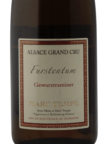 Anne Marie et Marc Tempé Gewurztraminer Alsace Grand Cru