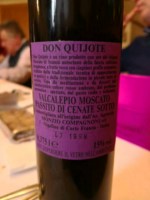 Monzio Compagnoni Don Quijote Valcalepio Moscato Passito di Cenate Sotto