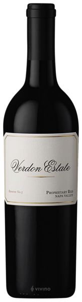 Verdon Estate Reserve No.5 Proprietary Red