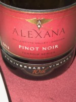 Alexana Terroir Series 10th Anniversary Vintage Pinot Noir