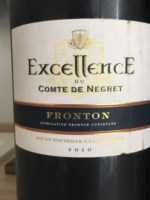 Vinovalie Excellence Comte de Négret Fronton Rouge