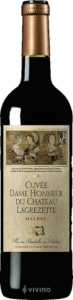 Cuvée Dame Honneur du Château Lagrézette Cahors N.V.