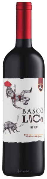 Vinho Bodega Iribarrem Tinto Seco Brasil Basco Loco Merlot 2022 750ml