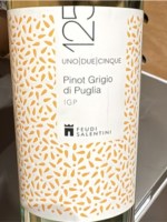 Feudi Salentini 125 Uno Due Cinque Pinot Grigio di Puglia