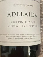 Adelaida HMR Estate Vineyard Signature Series Pinot Noir