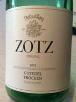 Julius Zotz Original Heitersheimer Maltesergarten Gutedel Trocken
