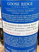 Goose Ridge Vineyards Cherry Heaven Reserve Red Blend