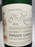 Caves St Martin De Nos Rochers Pinot Gris Grand Premier Cru