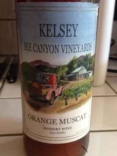 Kelsey See Canyon Orange Muscat Wine Info