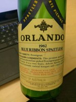 Orlando Blue Ribbon Spatlese