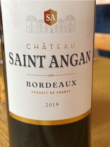 Château Saint Angan Bordeaux | Vivino English