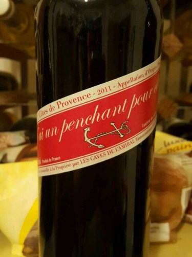 Les Caves de l'Amiral J'Ai Un Penchant Pour Elle Rouge | Vivino ...