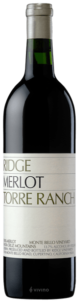 Ridge Vineyards Torre Ranch Merlot 