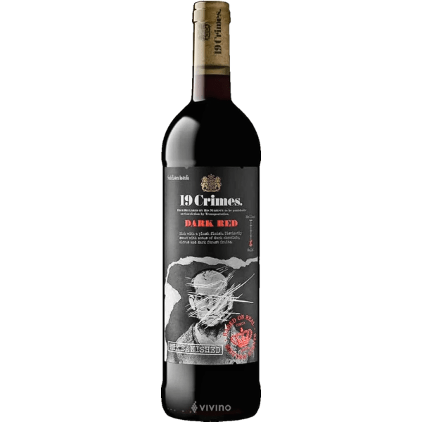 19 Crimes The Banished Dark Red | Vivino Português (Brasil)