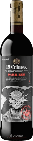 19 Crimes The Banished Dark Red | Vivino Português (Brasil)