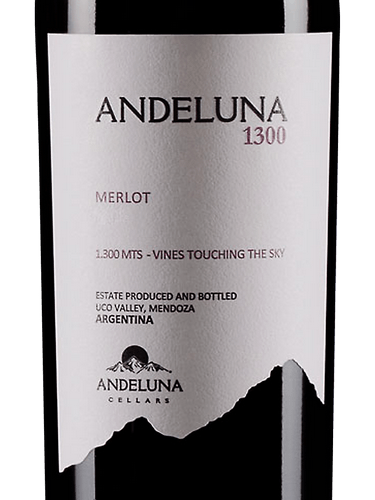 ANDELUNA 1300 MERLOT 6X750 - imagen 4