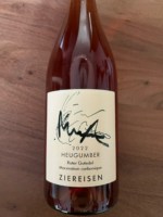 Ziereisen Heugumber Roter Gutedel Macération Carbonique