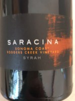 Saracina Rodgers Creek Vineyard Syrah
