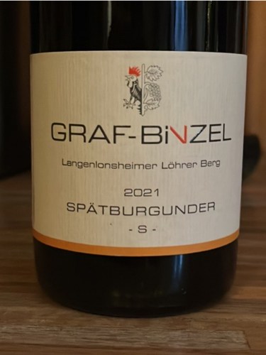 Graf-Binzel Langenlonsheimer Löhrer Berg Spätburgunder S | Vivino US