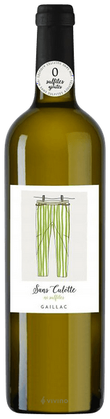 Vinovalie Sans Culotte ni Sulfites Blanc