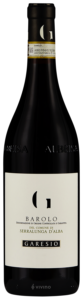 Garesio Barolo del Comune di Serralunga d'Alba 2019