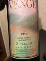 Venge Vineyards Zinfandel Family Reserve Late Harvest Late Night